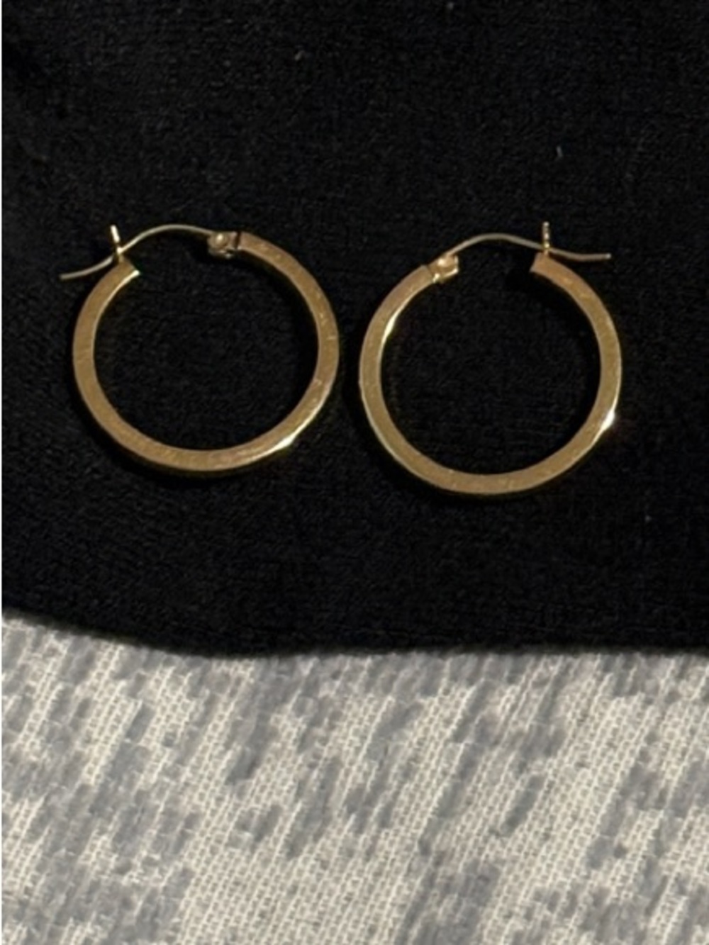 Gold Hoop Earrings - Classic Women's Jewelry